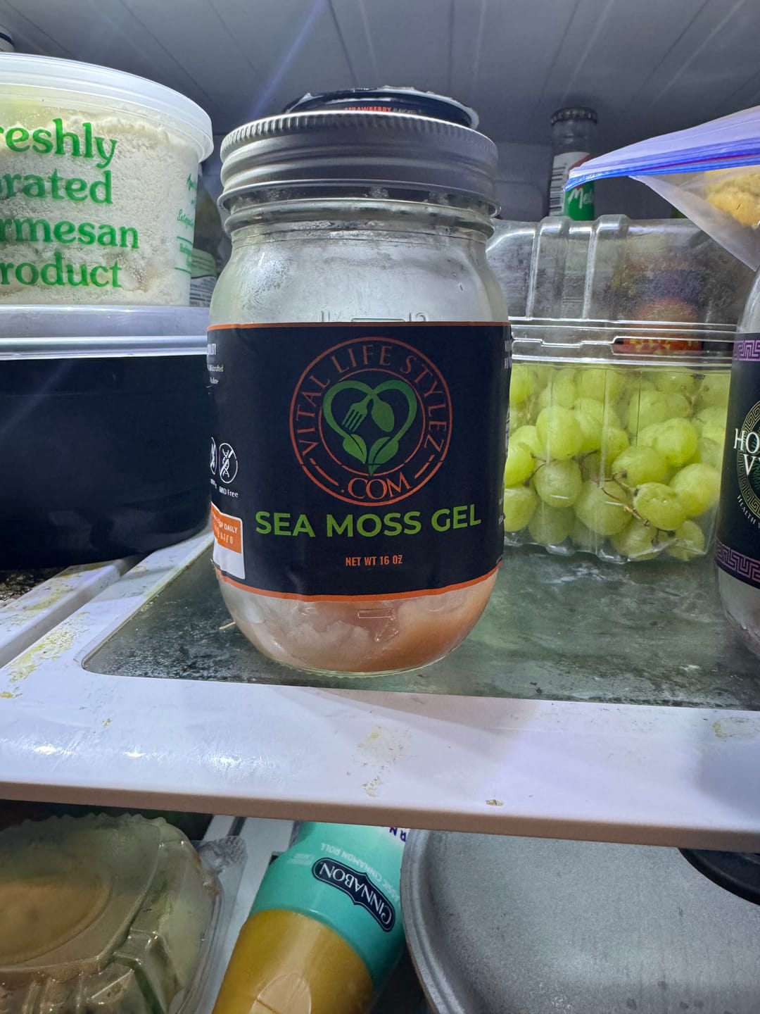 Customer photo review of SUPERMAN BLEND (Sea Moss/Ginseng/Tongkat Ali/Horny goatweed/Maca root/Lion's mane/Burdock root/Bladderwrack/Ashwagandha/Yellow doc)💪🏿🍆