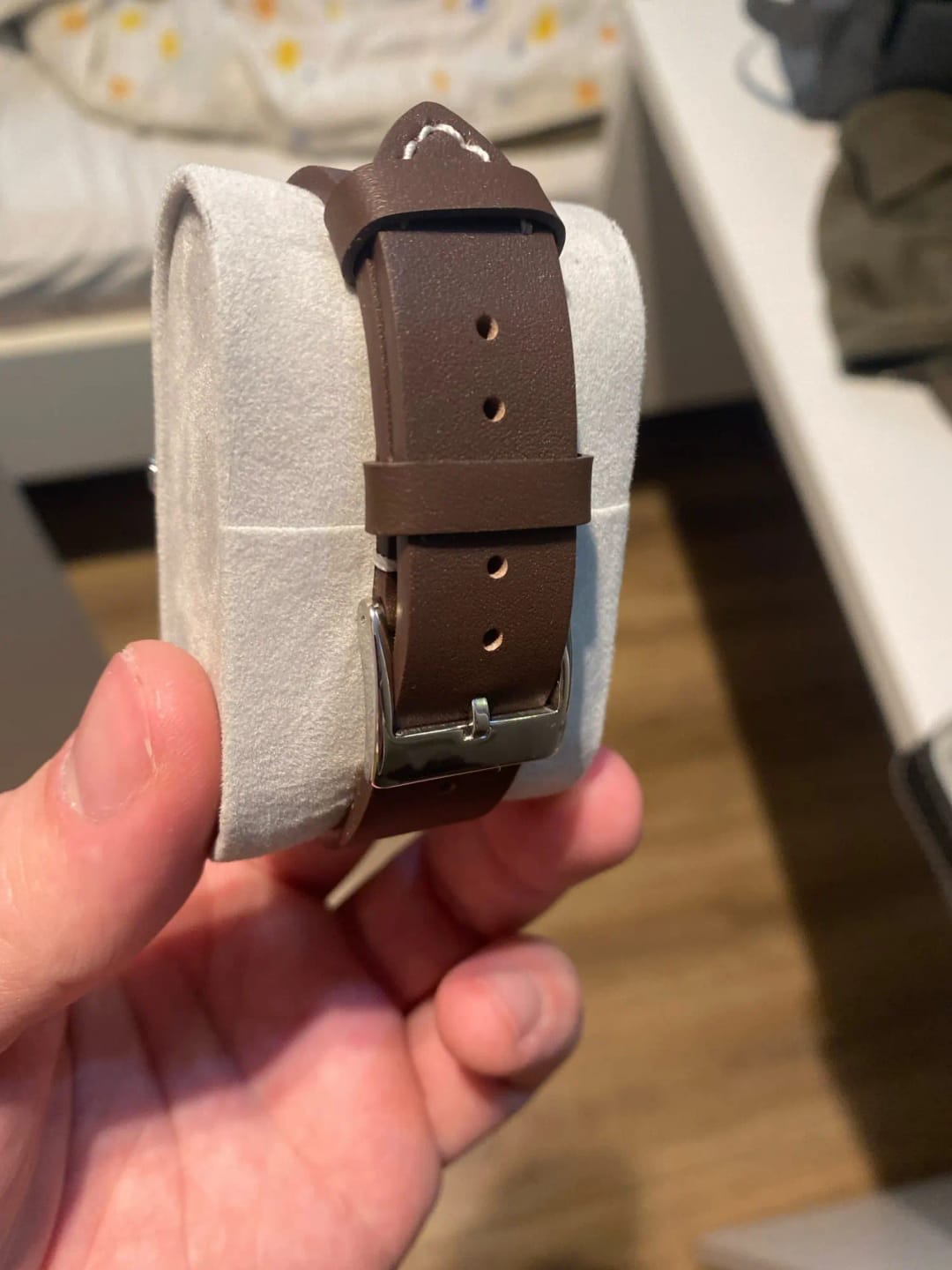 Customer photo review of Huawei Leather Strap - Classic, Comfortable, Durable Design