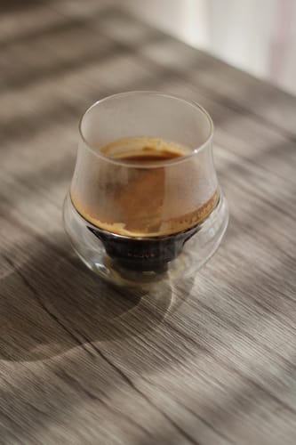 Customer photo review of PROPEL Espresso Glass Set