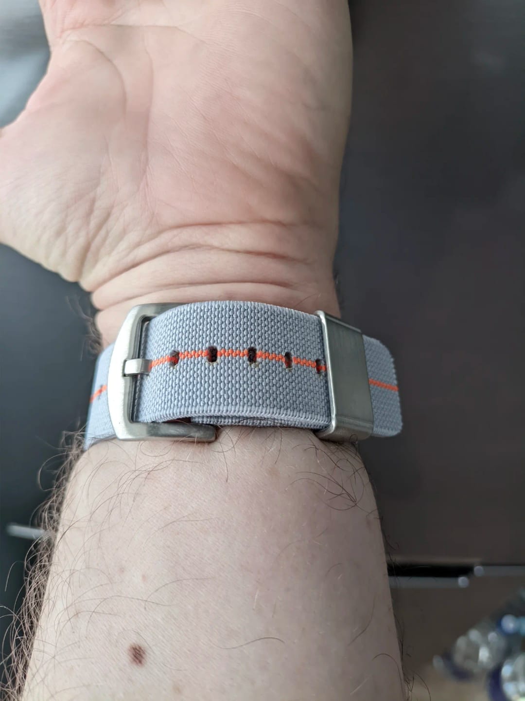 Customer photo review of Suunto Nylon Watch Band - Durable, Lightweight, Comfortable