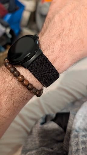Customer photo review of Google Pixel Nylon Strap - Stylish, Durable, Versatile Band