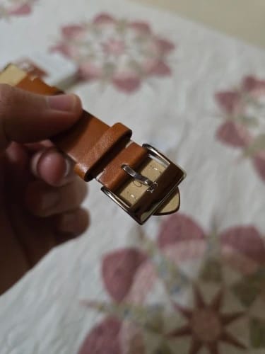 Customer photo review of Samsung Galaxy Watch Leather Band - Premium Classic Design