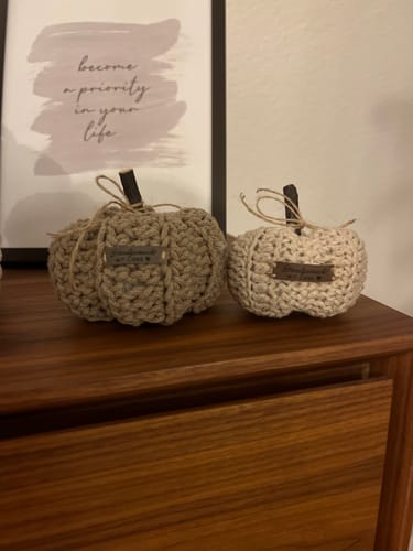 Customer photo review of Kunstleder Label "Handgemacht mit Liebe" - verschiedene Größen und Farben