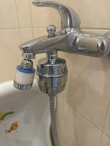 Customer photo review of Tubo™ Shower filter