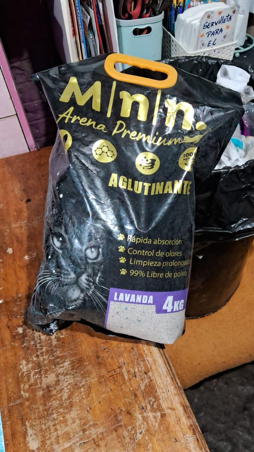 Customer photo review of Arena Minino Aglutinante 16kg