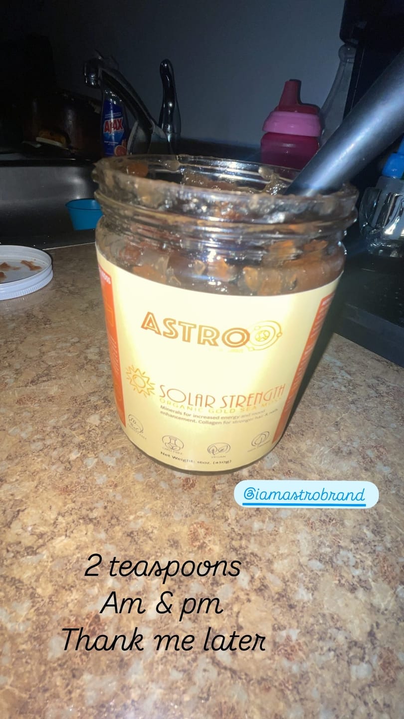 Customer photo review of Astro Brand Fruit Infused Sea Moss Gels
