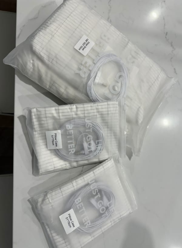 Customer photo review of Terra - Grounding Bed Sheet