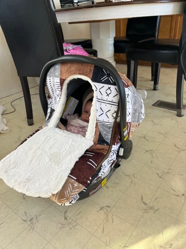 Customer photo review of Winter Cover - Mudcloth Patchwork