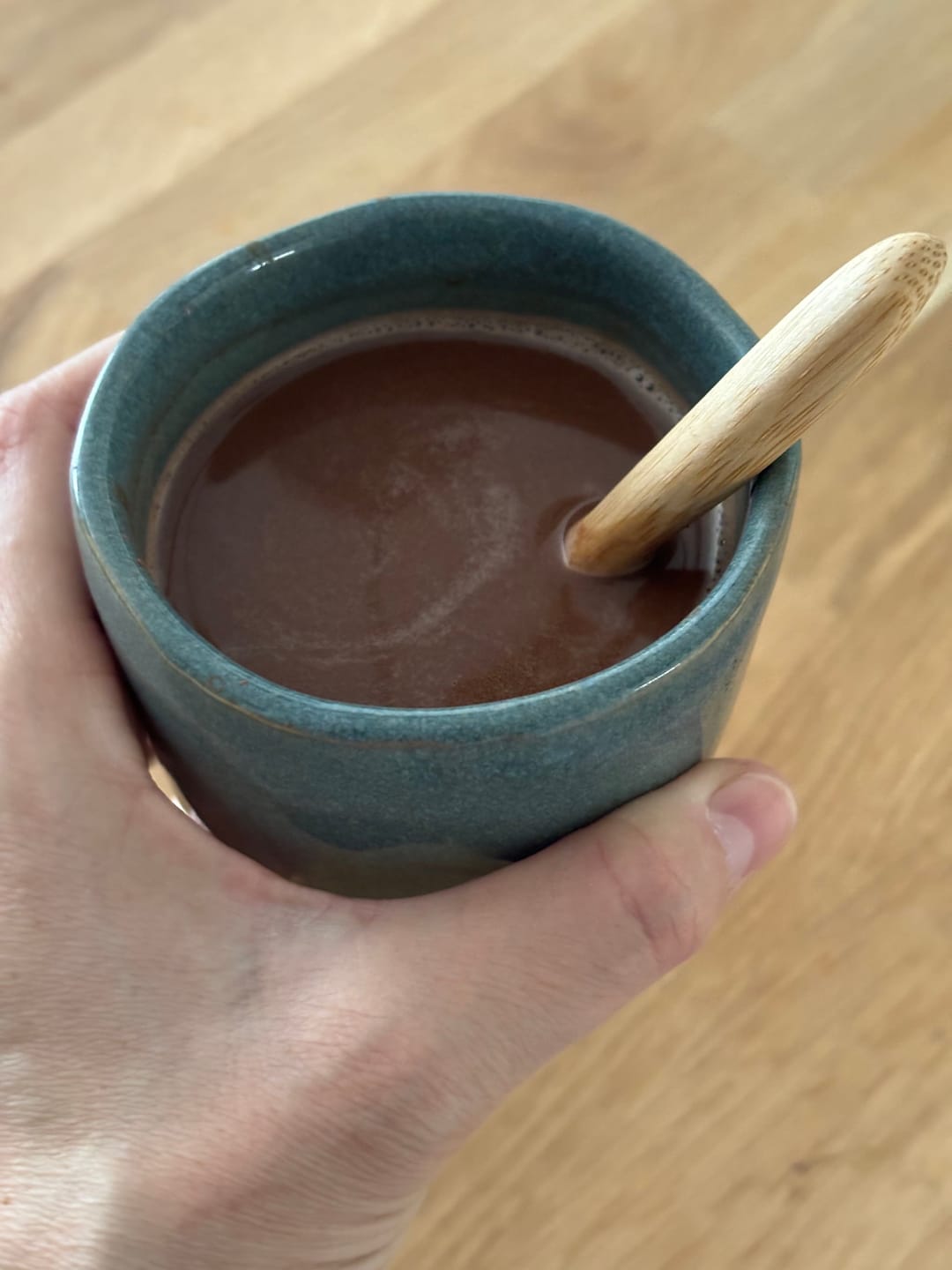 Customer photo review of Fifth Element Cahabón Cacao - 100% Pure Ceremonial Cacao Paste