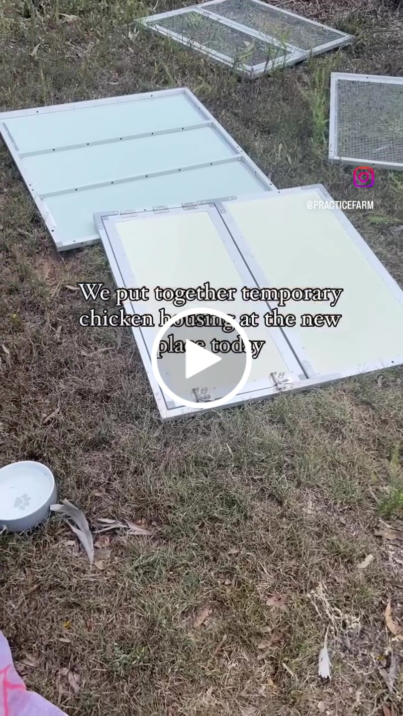 Customer video review of Canvas Cover for Chicken Coop / Chicken Tractor