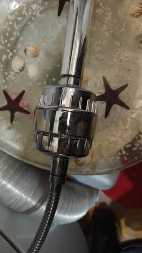 Customer photo review of Tubo™ Shower filter