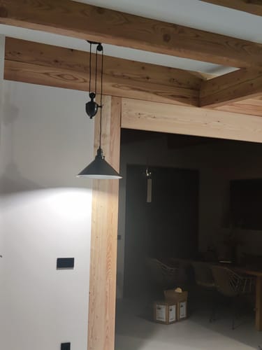 Customer photo review of Lampa wisząca z przeciwwagą Provence (stary brąz) - Elstead (1xE27)