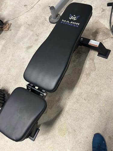Customer photo review of Major Fitness Adjustable Bench | 1300Lbs Capacity Weight Bench PLT01