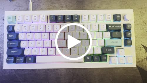 Customer video review of Keychron Q1 HE Hall Effect Mechanical Keyboard (Shell White)