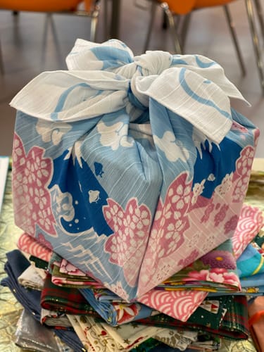 Customer photo review of Furoshiki Japonais Hanami