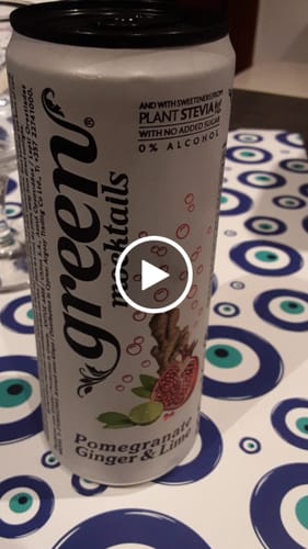 Customer video review of Green Mocktails with Pomegranate, Ginger and Lime  - 4x330ml
