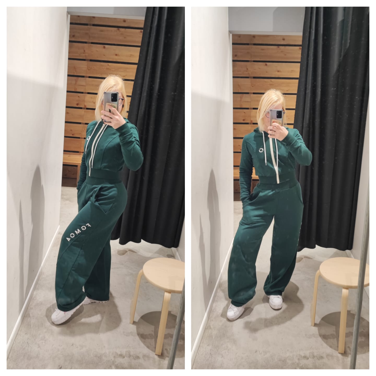 Customer photo review of Pantalone Baggy Ikonic FW 24/25 Verde Pino