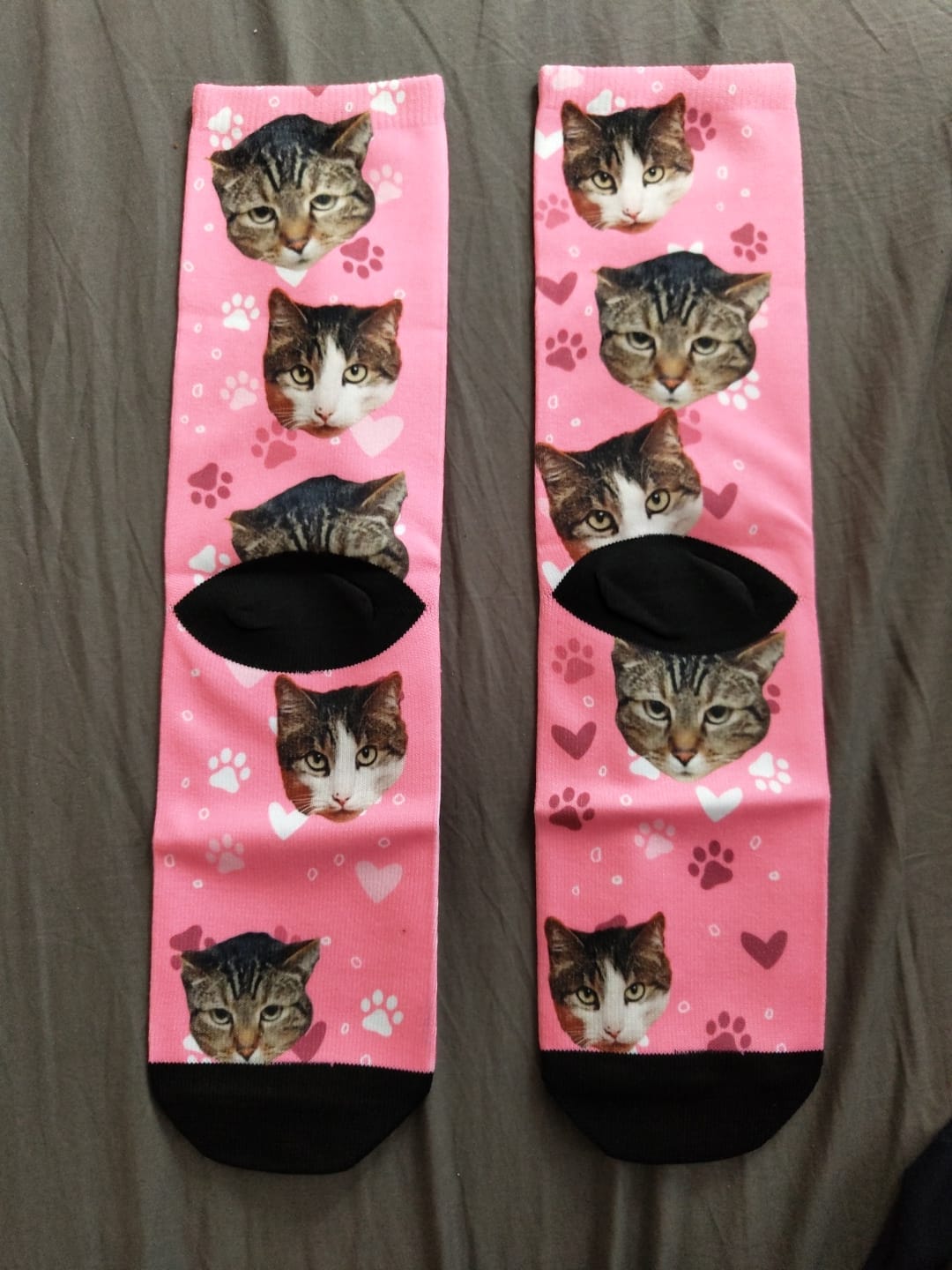 Customer photo review of Foto - Calcetines personalizados