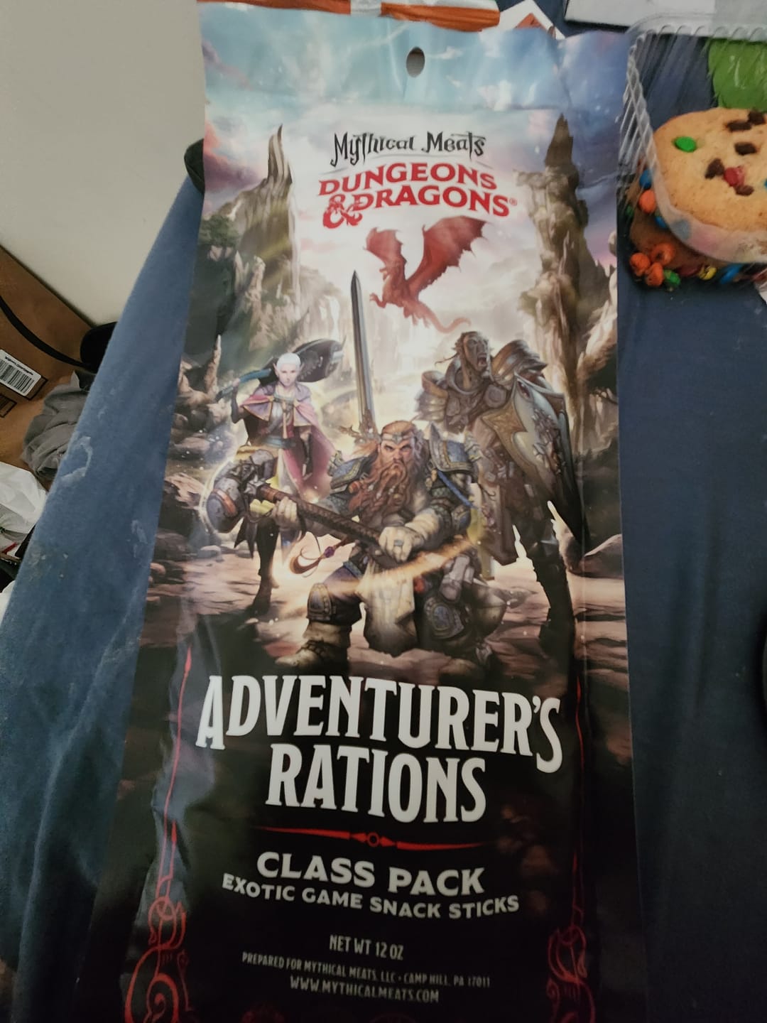 Customer photo review of DUNGEONS & DRAGONS Snack Sticks Variety Pack - Pack of 12 1 OZ. Exotic Game Snack Sticks
