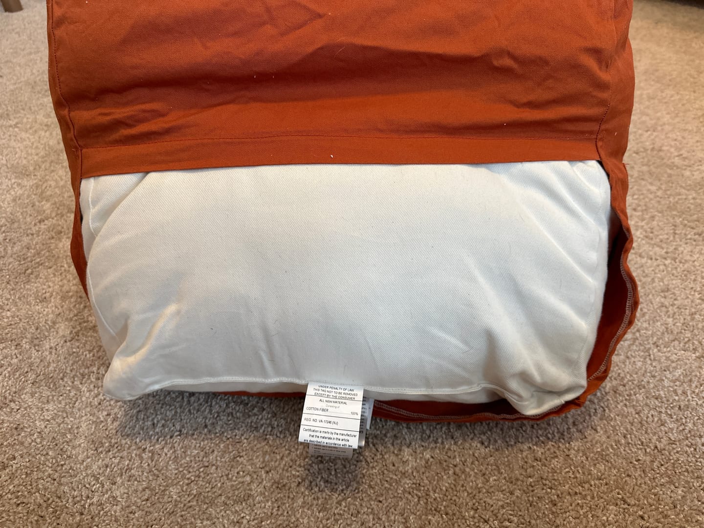 Customer photo review of Peekaboo Pillow | Plush