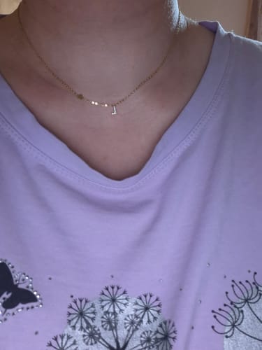 Customer photo review of Collana letter love