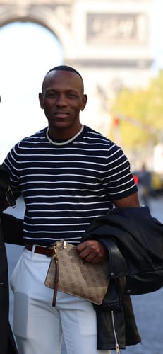 Customer photo review of PRONG CHAIN. - 9MM 18K GOLD