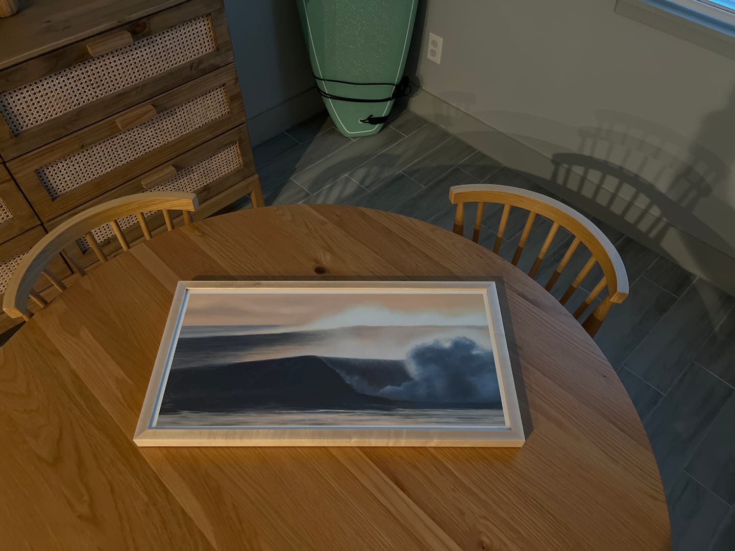 Customer photo review of Limited Edition Print 12 x 24 in. "Tangerine Hour"