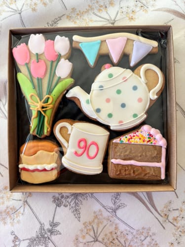 Customer photo review of Afternoon Tea Biscuit Box
