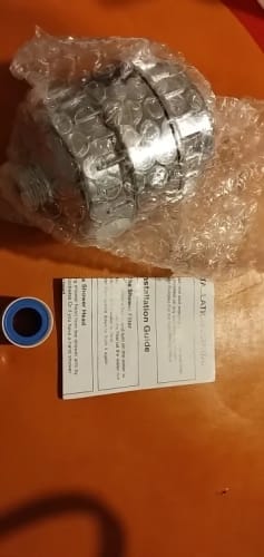 Customer photo review of Tubo™ Shower filter