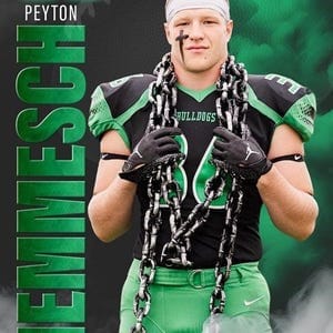 Customer photo review of Custom Sports Banner - Sports Legends Football