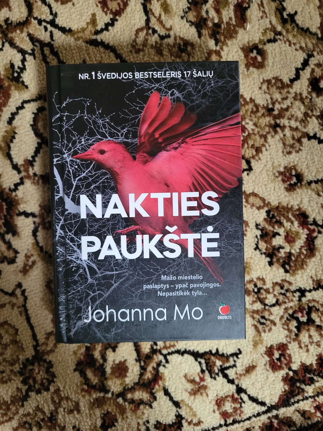 Customer photo review of Nakties paukštė: mažo miestelio paslaptys – ypač pavojingos. Nepasitikėk tyla...