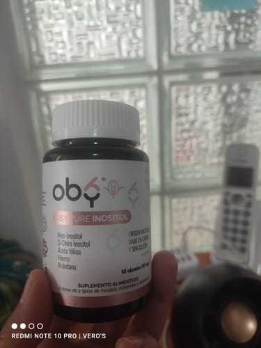 Customer photo review of OBY Pure Inositol con Myo y D-Chiro Inositol + Ácido Fólico, Hierro y Extracto Arándano | Capsulas