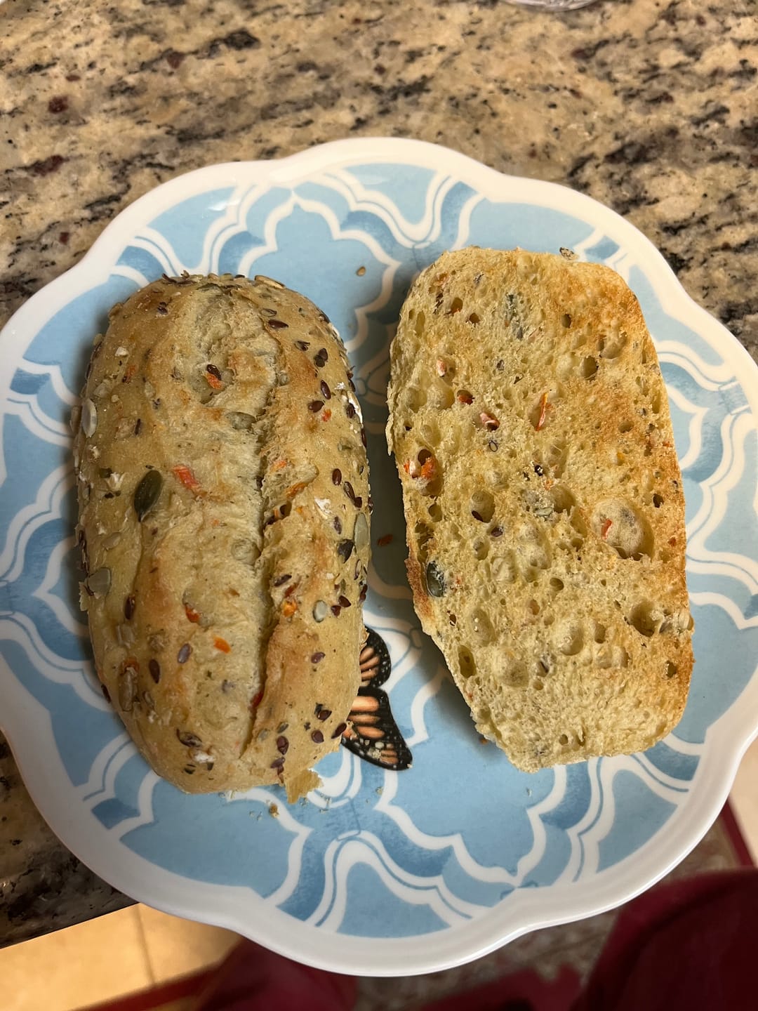 Customer photo review of Potato Carrot Rolls (5 pack)