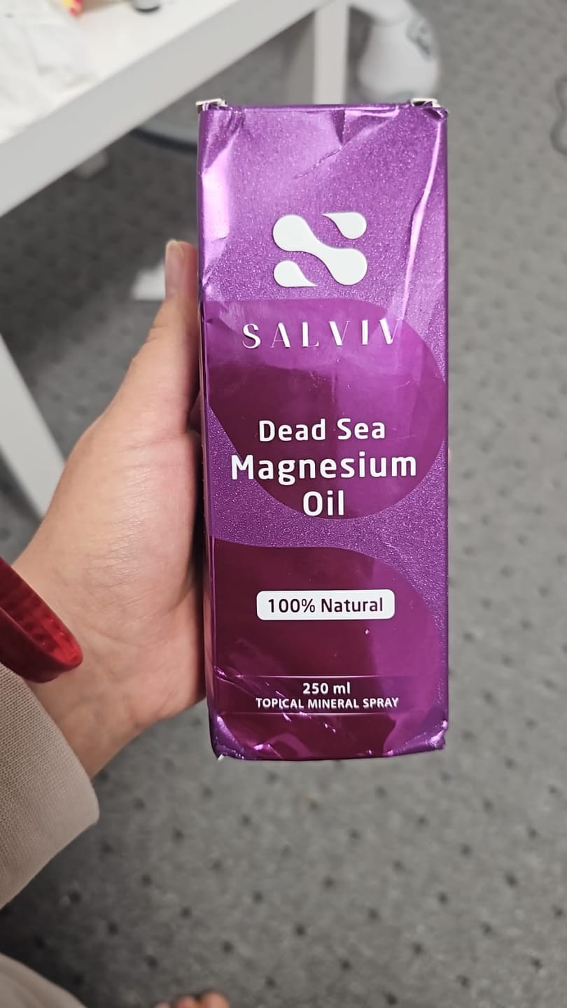 Customer photo review of Salviv Dead Sea Magnesium Oil