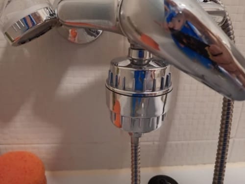 Customer photo review of Tubo™ Shower filter
