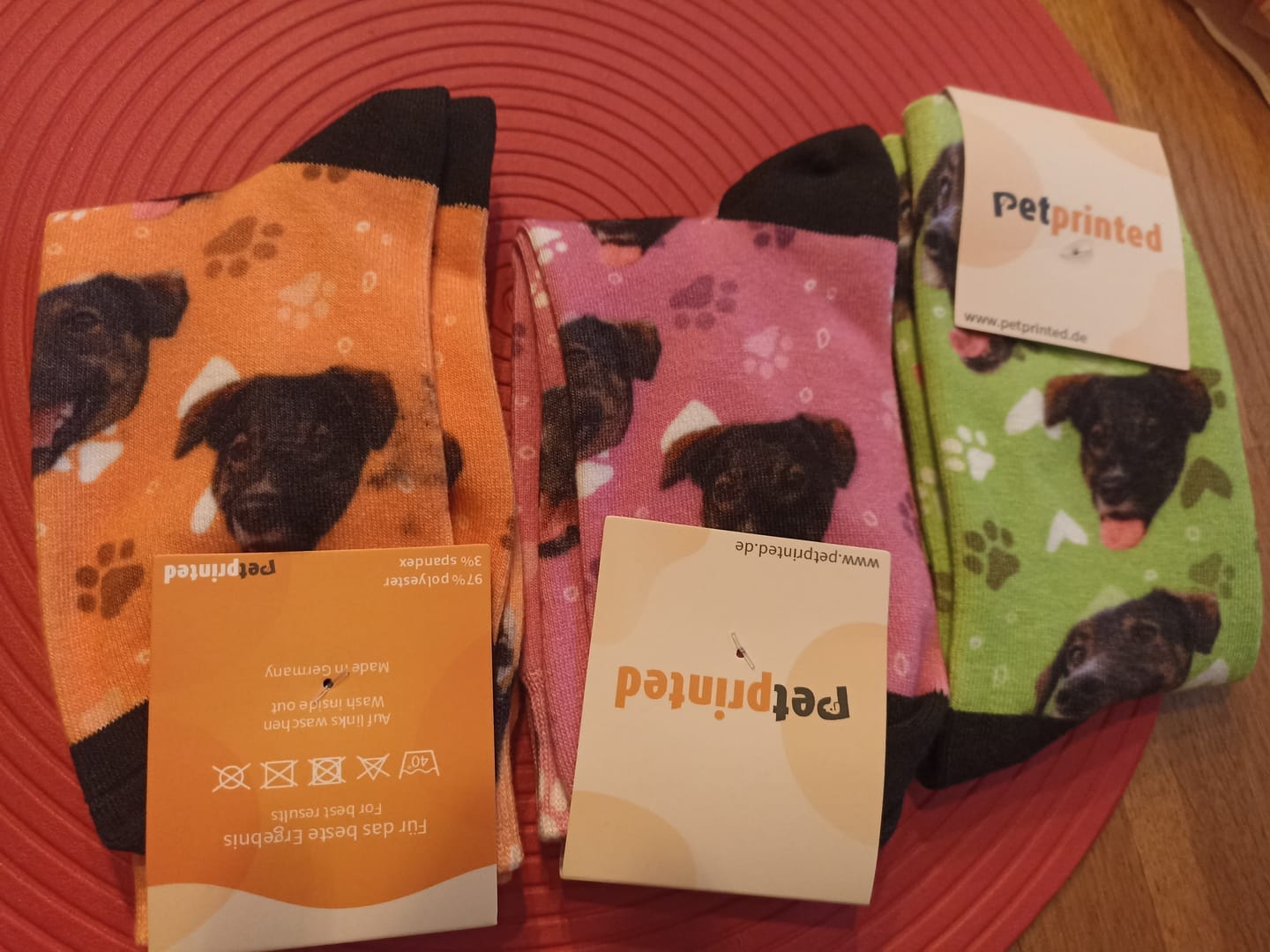 Customer photo review of Foto - Calcetines personalizados
