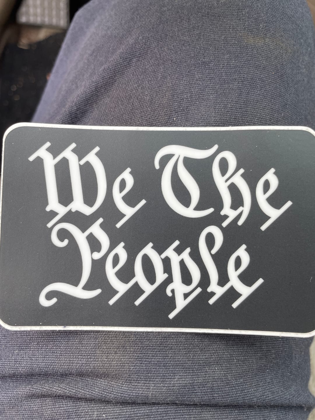 Customer photo review of We The People "Limited Edition" Decal