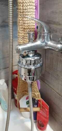 Customer photo review of Tubo™ Shower filter