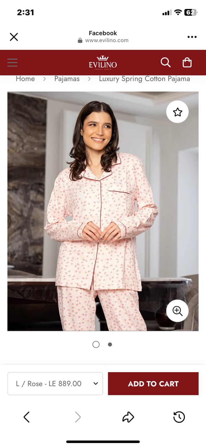 Customer photo review of Luxury Spring Cotton Pajama