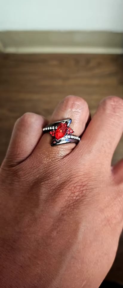 Customer photo review of Red Velvet Rings