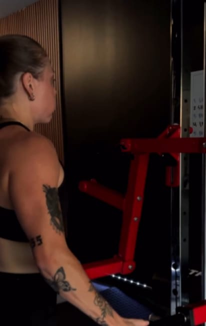 Customer photo review of Rack Mounted Lateral Raise