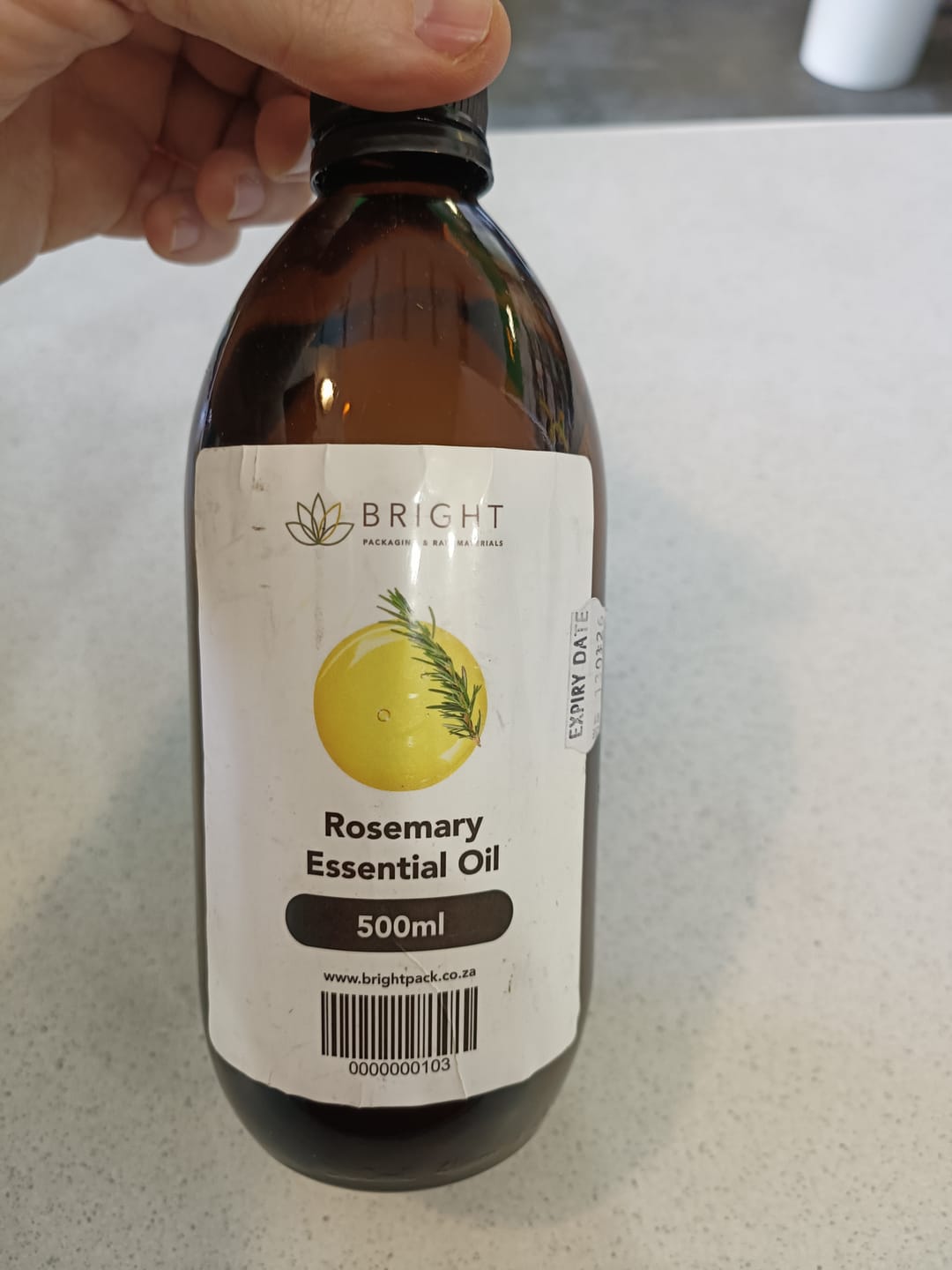 Customer photo review of Rosemary Essential Oil
