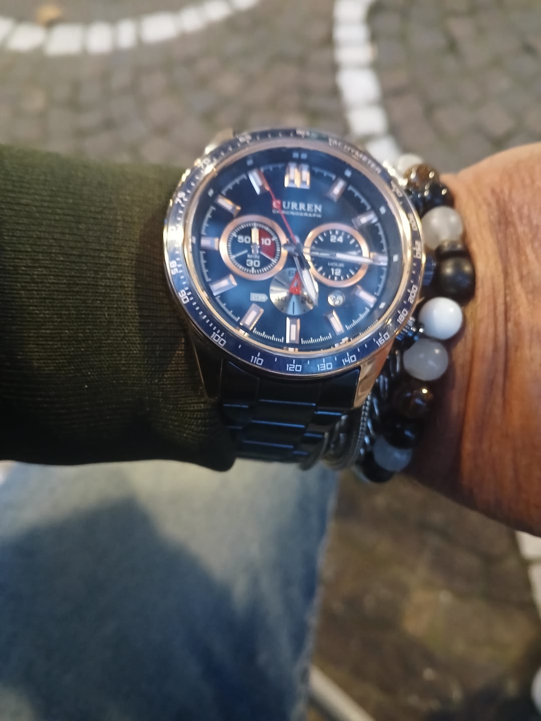 Customer photo review of Curren Sofia® orologio uomo pelle