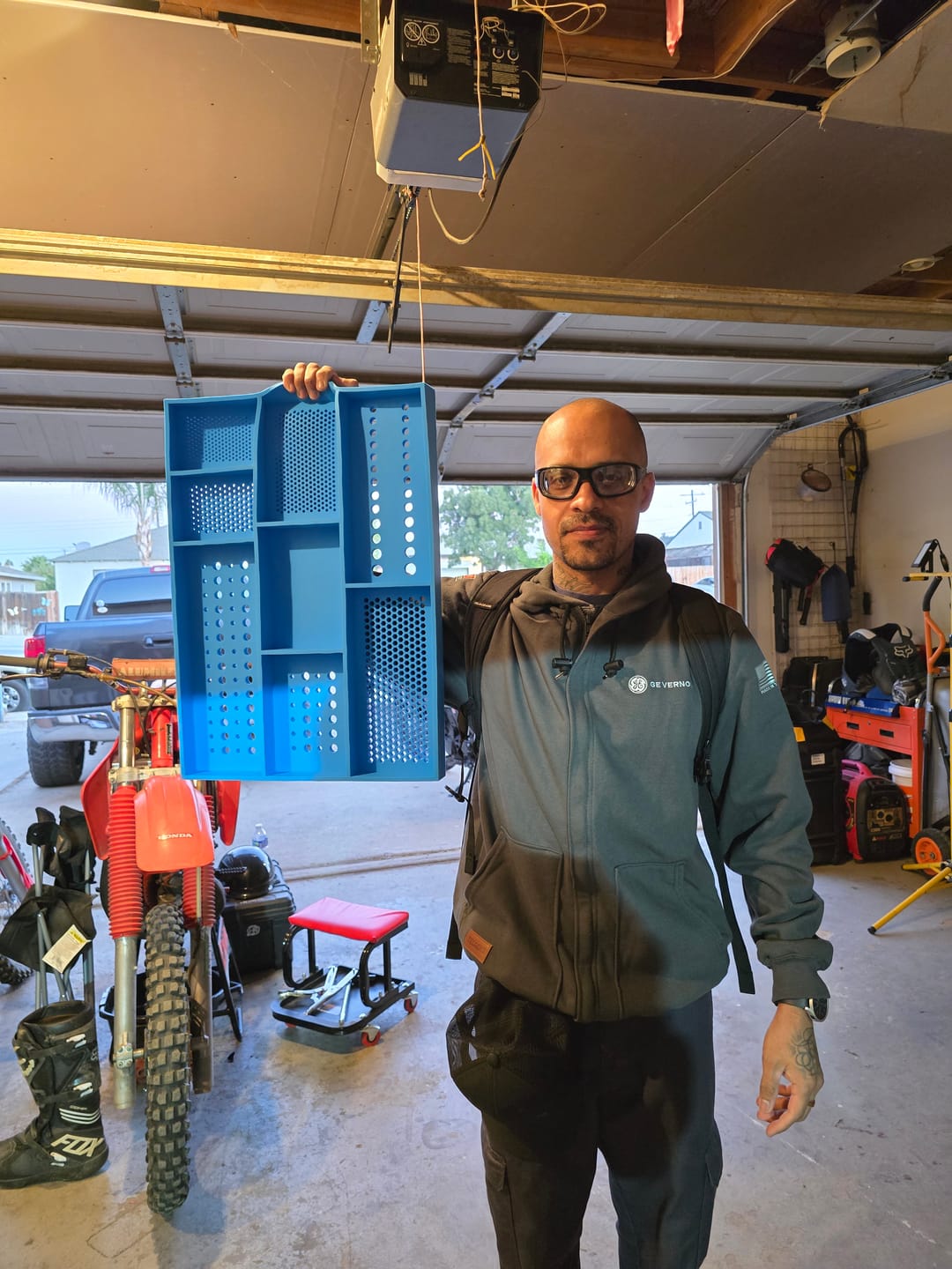 Customer photo review of Boltster Top Box Tool Tray