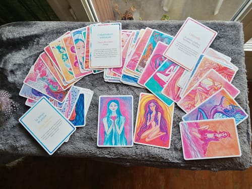 Customer photo review of Mon premier Oracle des messages de l'âme