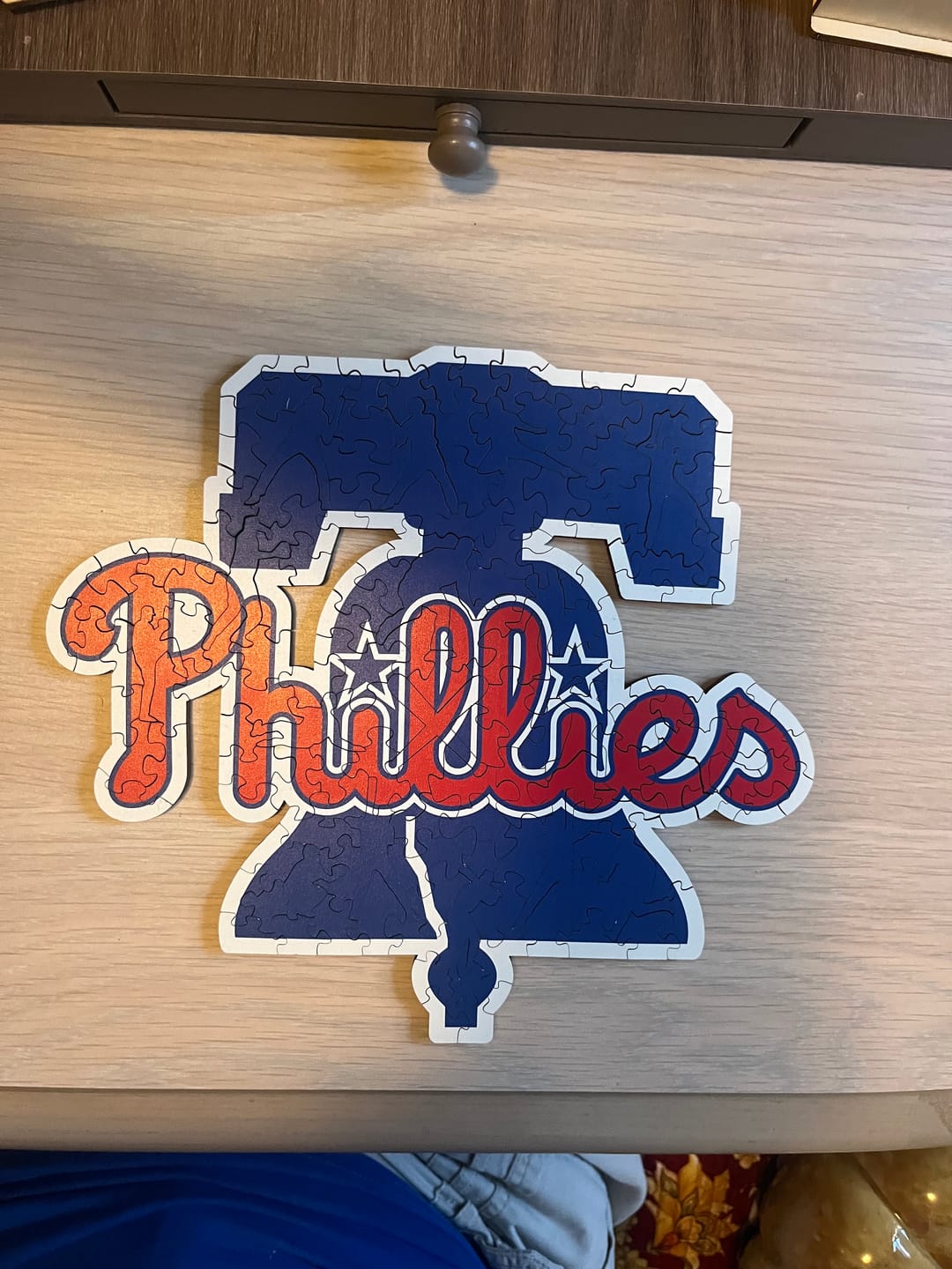 Customer photo review of Philadelphia Phillies™ - Wooden Puzzle