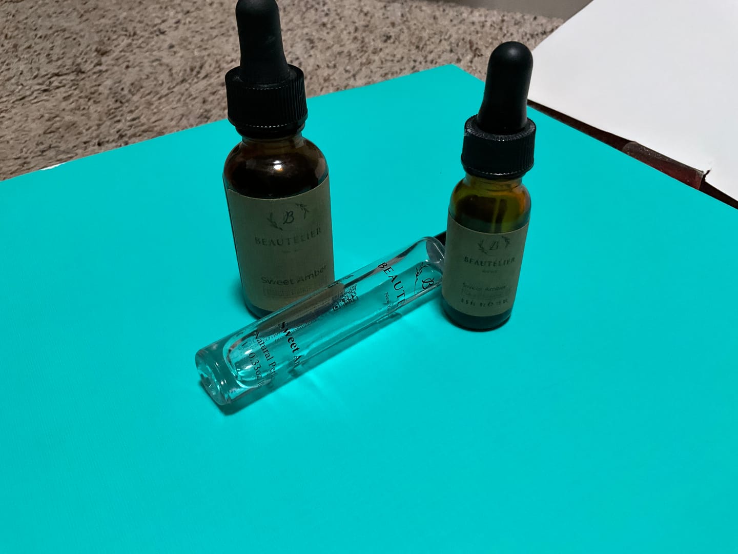 Customer photo review of Sweet Amber Perfume Oil