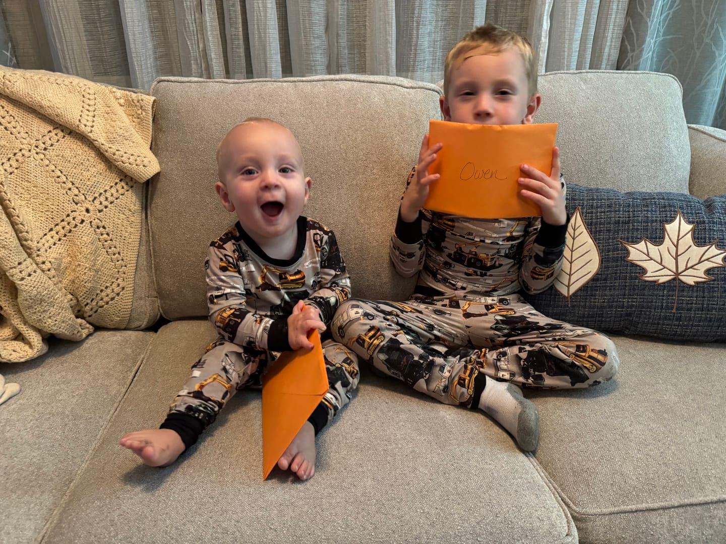 Customer photo review of Work Hard, Play Hard 2 Piece Pajama Set: Core Collection