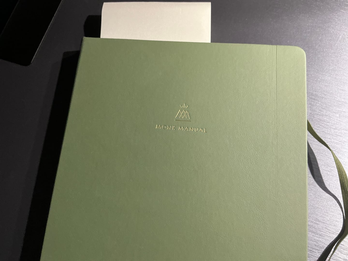 Customer photo review of Monk Manual™ Weekly Planner
