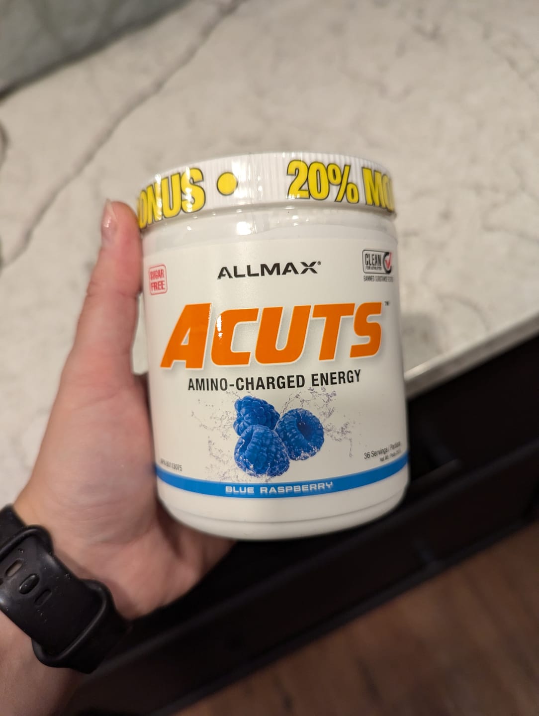 Customer photo review of Allmax - A-CUTS 210g-252g